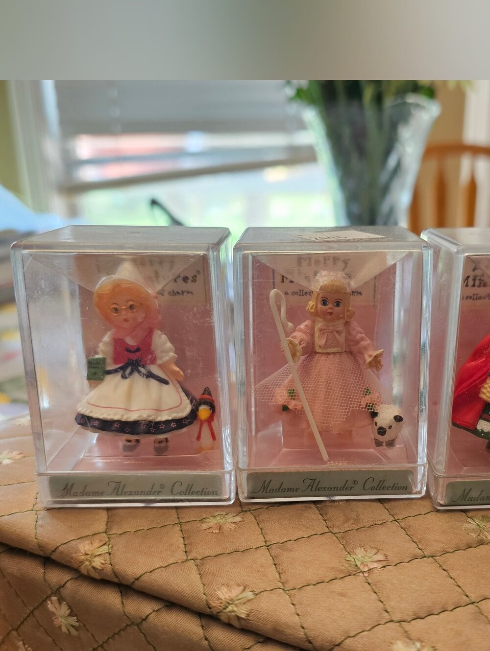 Three Madame Alexander Miniature Collectible Dolls